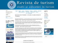 Desktop screenshot for revistadeturism.ro