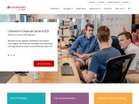 Desktop screenshot for univention.de