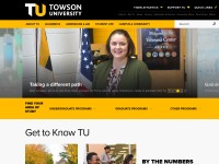 Desktop screenshot for towson.edu