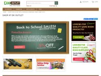 Desktop screenshot for dkoutlet.com