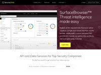 Desktop screenshot for securitytrails.com