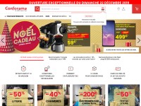 Desktop screenshot for conforama.fr