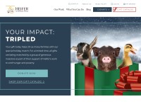 Desktop screenshot for heifer.org