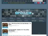 Desktop screenshot for spoilertv.com