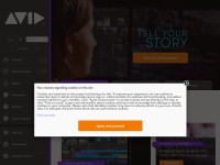 Desktop screenshot for avid.com