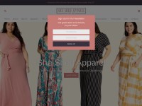 Desktop screenshot for thesheshedapparel.com