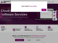 Desktop screenshot for erpabsolute.com