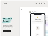 Desktop screenshot for usejournal.com
