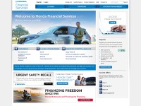Desktop screenshot for hondafinancialservices.com