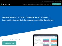 Desktop screenshot for scalyr.com