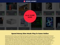 Desktop screenshot for spendmoneyelonmusk.com