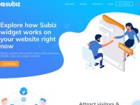 Desktop screenshot for subiz.com