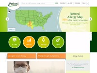 Desktop screenshot for pollen.com