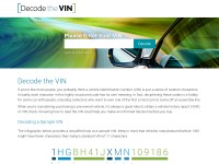 Desktop screenshot for decodethevin.com