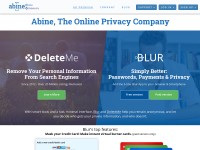 Desktop screenshot for abine.com