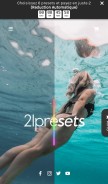 How 21presets.fr looks like on a mobile device such as an iPhone.
