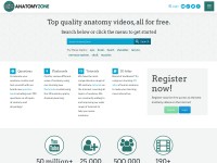Desktop screenshot for anatomyzone.com