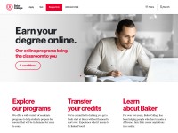 Desktop screenshot for baker.edu