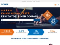 Desktop screenshot for zoner.fi