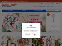 Desktop screenshot for hobbylobby.com