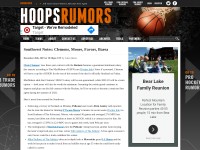 Desktop screenshot for hoopsrumors.com