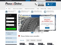 Desktop screenshot for pneus-online.fr