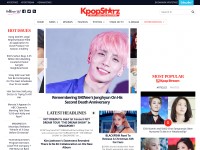 Desktop screenshot for kpopstarz.com