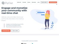 Desktop screenshot for iflychat.com