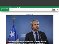 Desktop screenshot for publimetro.cl