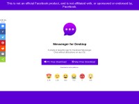 Desktop screenshot for messengerfordesktop.com