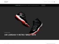 Desktop screenshot for goat.com