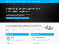 Desktop screenshot for elgg.org