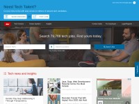 Desktop screenshot for dice.com