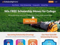 Desktop screenshot for scholarshippoints.com