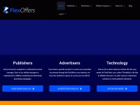 Desktop screenshot for flexoffers.com