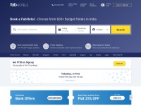 Desktop screenshot for fabhotels.com