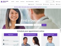 Desktop screenshot for johnmuirhealth.com