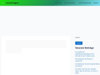 Desktop screenshot for linuxfragen.de