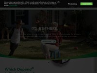 Desktop screenshot for depend.com