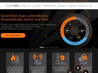 Desktop screenshot for sonicwall.com