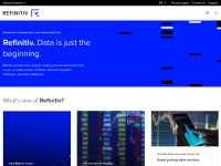 Desktop screenshot for refinitiv.com
