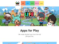 Desktop screenshot for tocaboca.com
