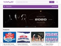 Desktop screenshot for ticketweb.com