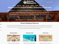Desktop screenshot for nosweatshakespeare.com