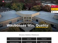 Desktop screenshot for waubonsee.edu