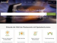 Desktop screenshot for speisekarte.menu