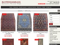 Desktop screenshot for buypersianrugs.com
