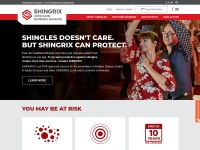 Desktop screenshot for shingrix.com