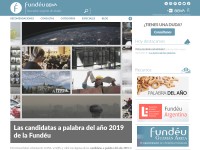 Desktop screenshot for fundeu.es
