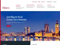 Desktop screenshot for hines.com